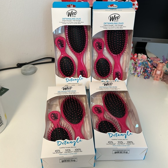 Wet Brush detangling duo original & mini brush - Set of 4 - Picture 2 of 4